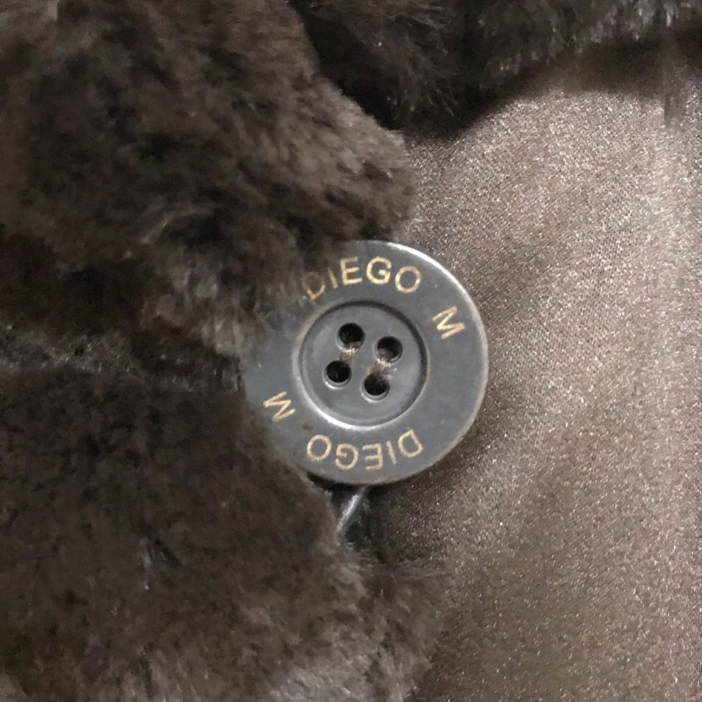 Diego M Brown Jacket with Hood - Picture 3 of 8